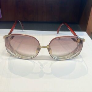 Vintage Christian Dior oversized prescription sunglasses #2250 Red